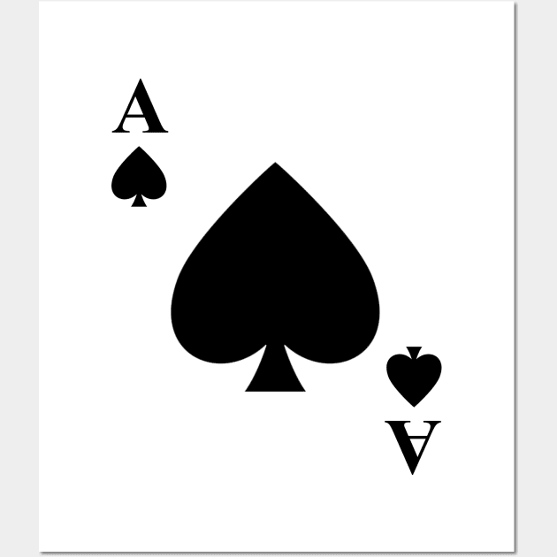 Ace of Spades Playing Card Halloween Costume Wall Art by fishbiscuit